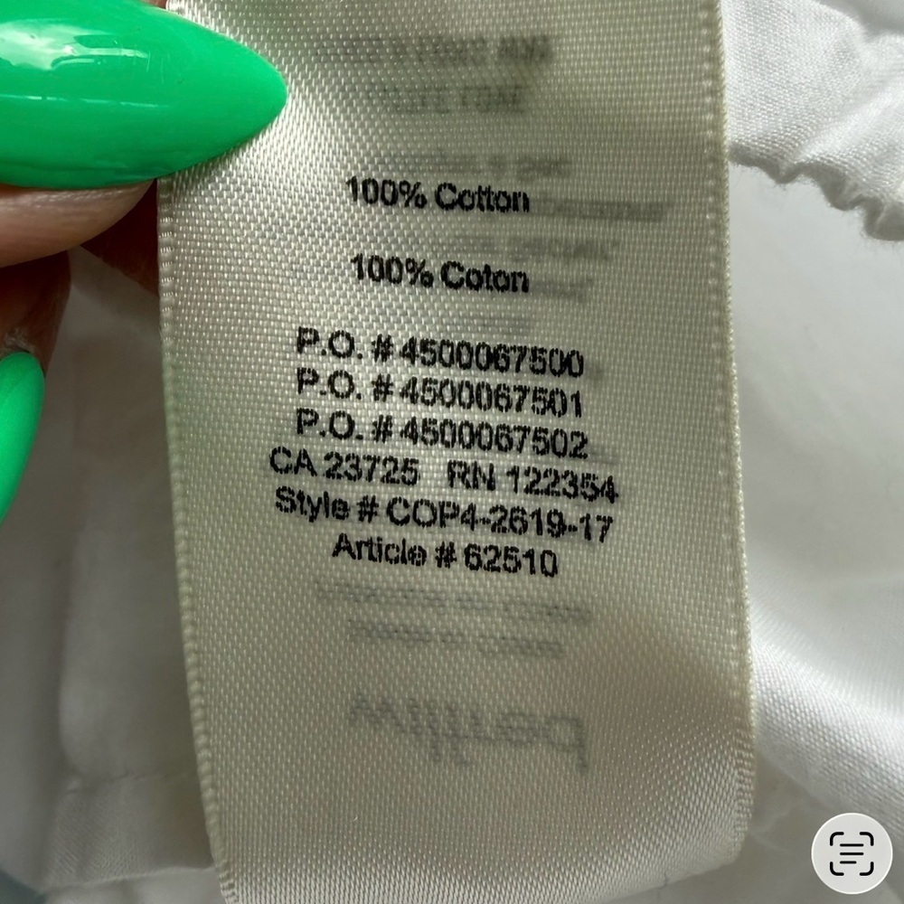 Wilfred Classic White Crop Cotton Top Size S Minimalist Capsule Everyday - Picture 5 of 11